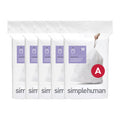 White Drawstring Trash Bags, 150 Count, 4.5 Liter / 1.2 Gallon R231