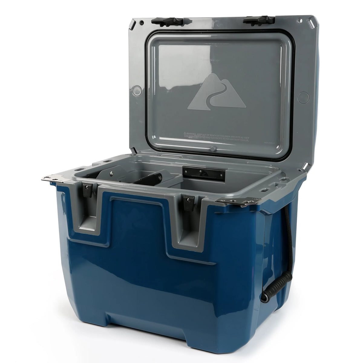 35 Quart Hard Sided Cooler with Stainless Steel Locking Plate I654327