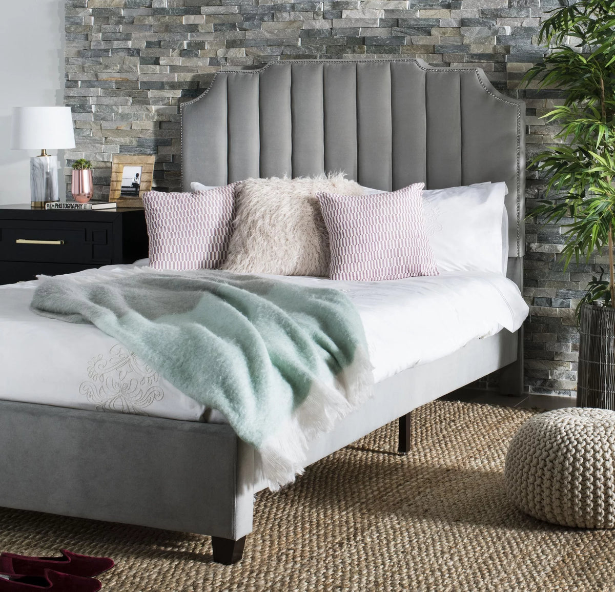 Upholstered Bed Frame Full T6885