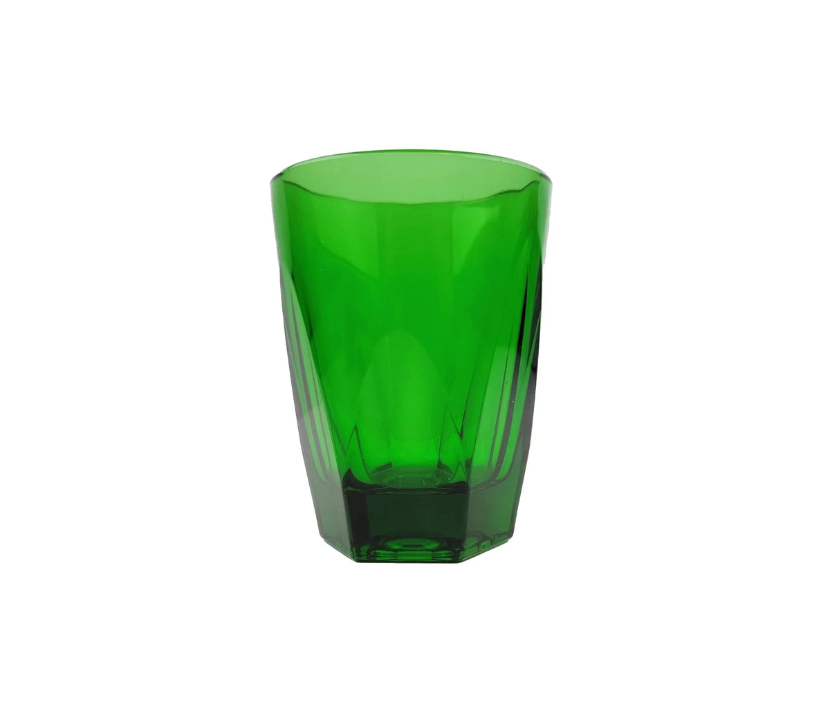 Glass Latte 12 oz Emerald Green W959