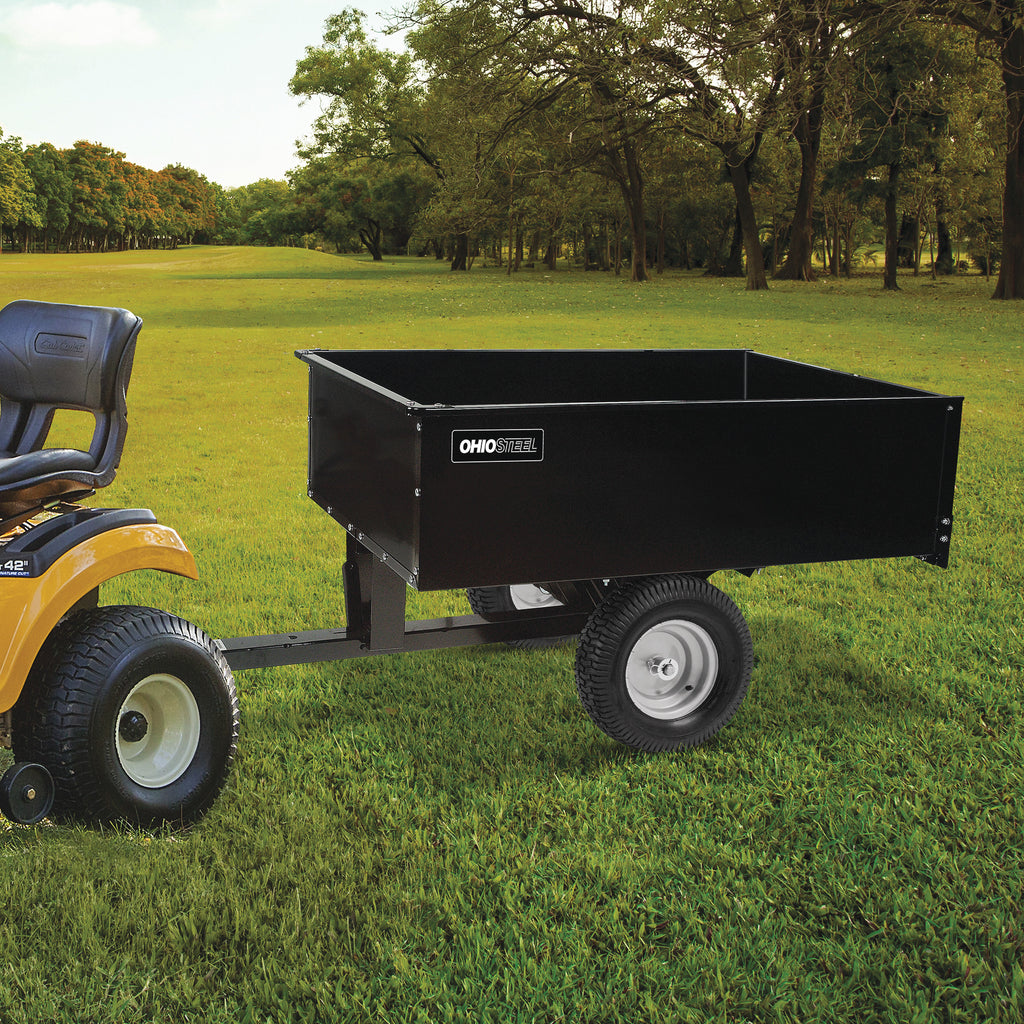 Heavy-Duty Steel Dump Cart, 1000-Lb. Capacity, 12 Cu. Ft. I407725