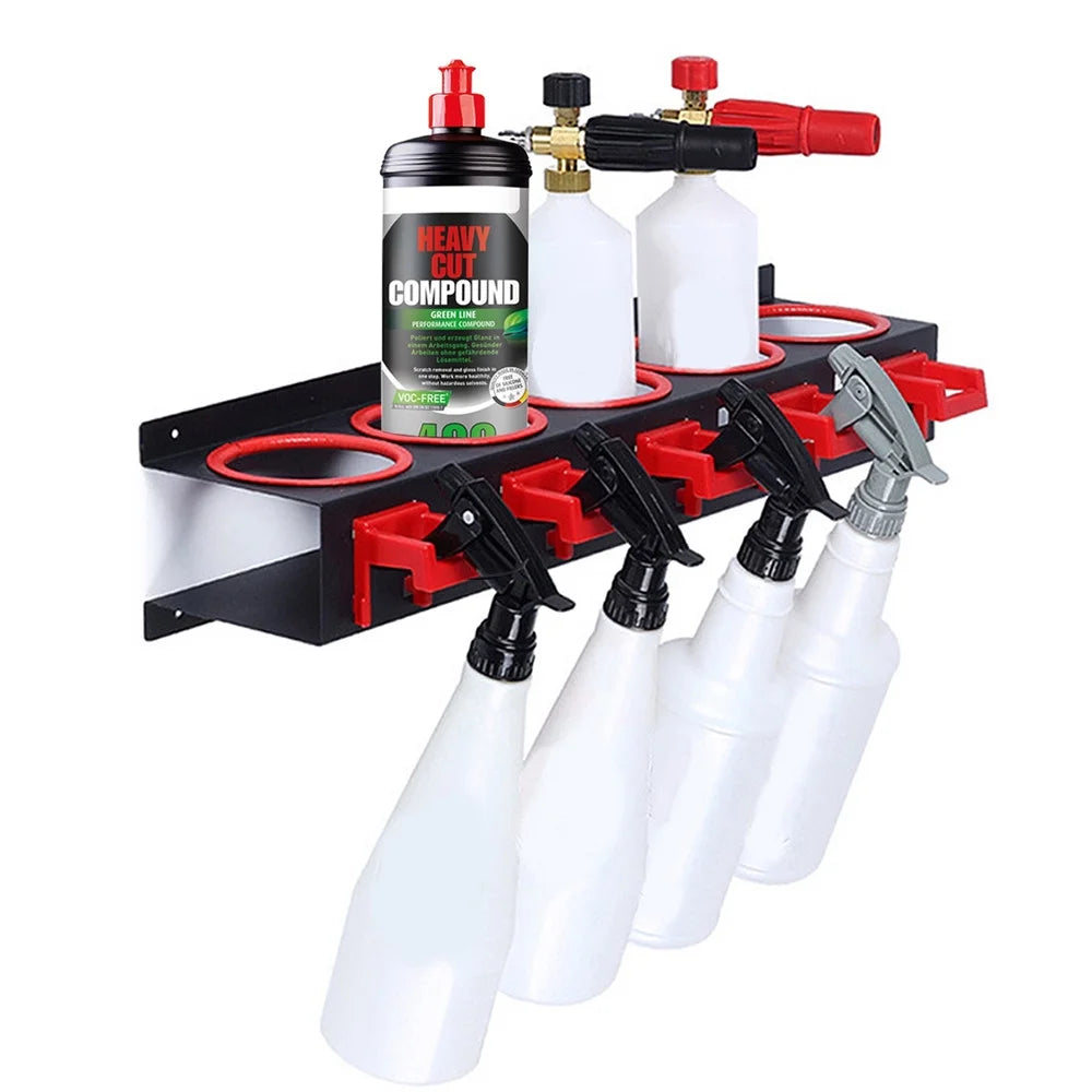 5 Hole Wall Mounted Spray Bottle Holder Q15835
