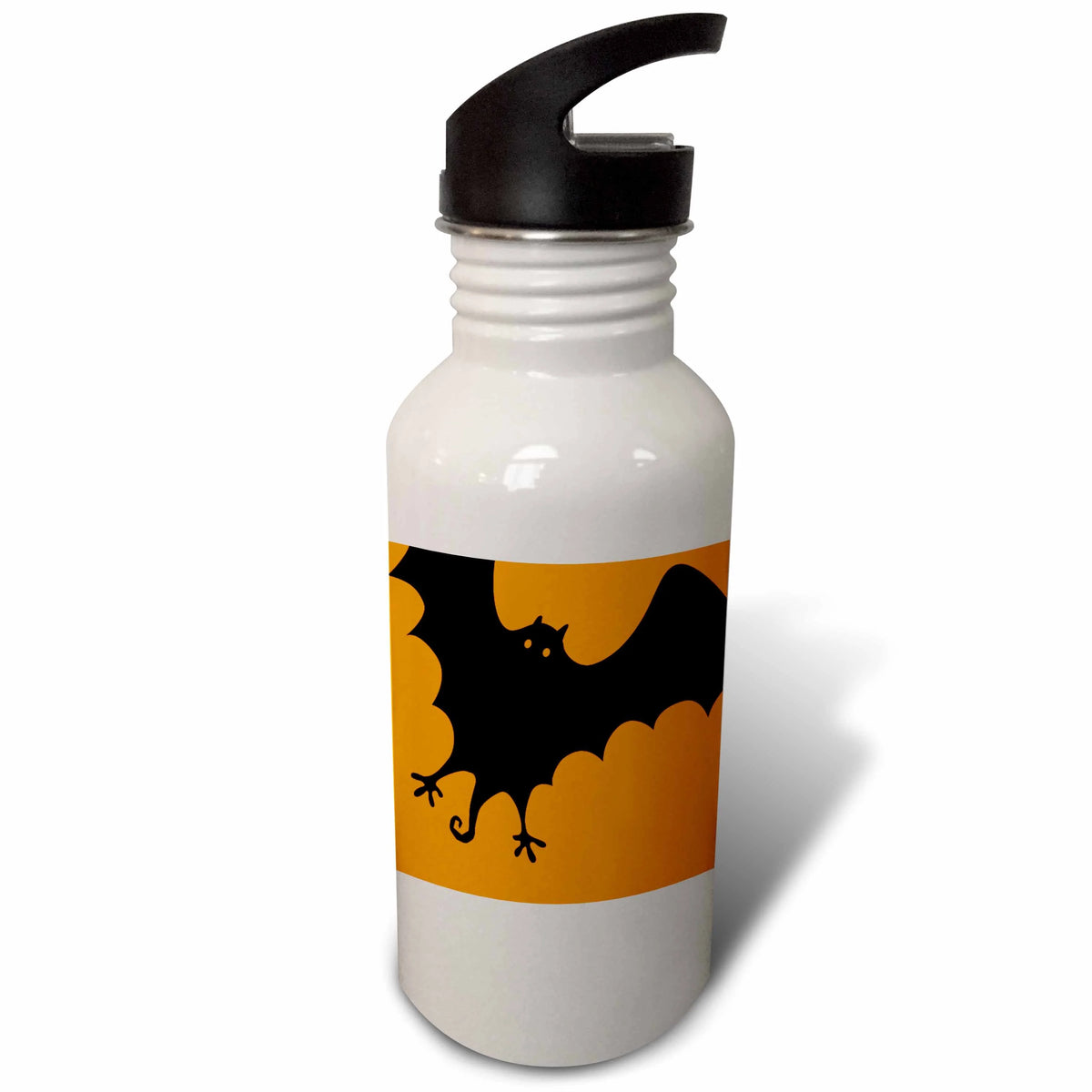 Black Halloween Bat 21 oz Sports Water Bottle W67788