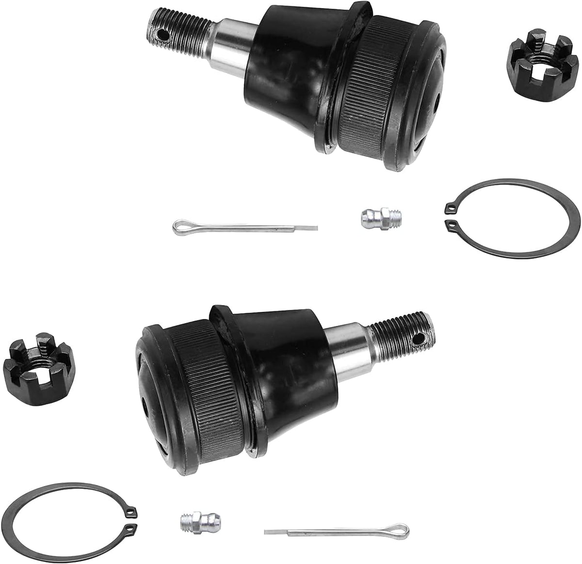 Front Lower Control Arms + Lower Ball Joints + Sway Bar 6pc Set D40767