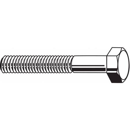 1/2-13X1-3/4 Steel Hex Head Cap Screw, Grade 8, Plain, Pack of 150 T366374