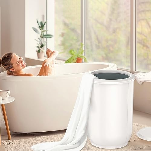 Large Heated Towel Warmer Bucket with Wood Handle G7800