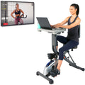 Folding Exercise Desk Bike with Bluetooth U3632
