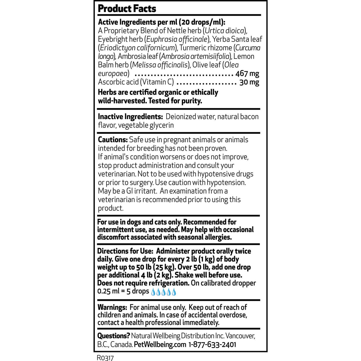 Nettle Eyebright Gold for Dogs P2272