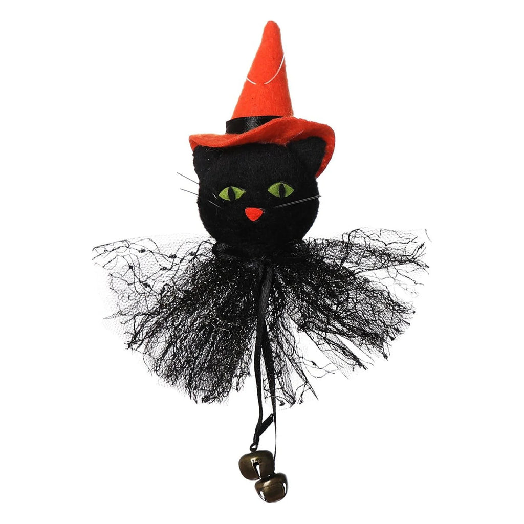 Pumpkin Witch Doll Scary Halloween Cat Toy Q6841
