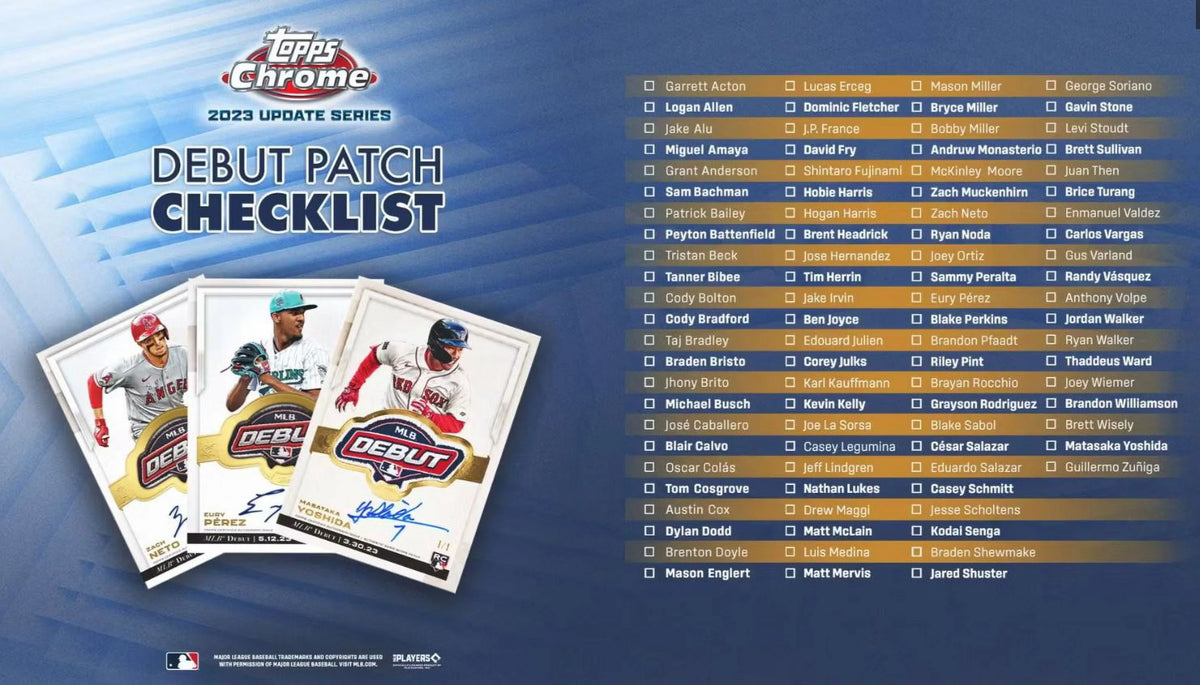 2023 Chrome Update Series Baseball Trading Card Hobby Jumbo Box W754907