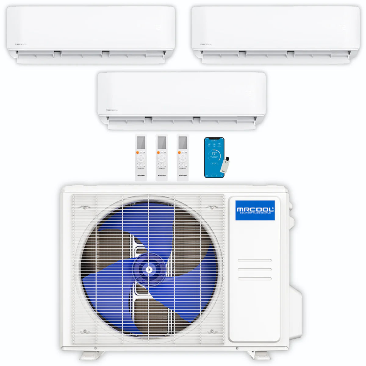 42,000 BTU 3 Zone Ductless Mini Split Air Conditioner and Heat Pump O5500