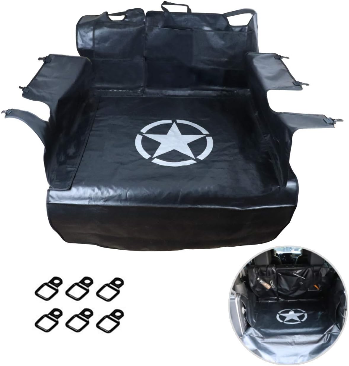 Pet Seat Covers Waterproof Heavy Duty Oxford Cargo Liner W1171