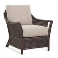 32x22 Wide Armchair Green and Blue Stripe W6265