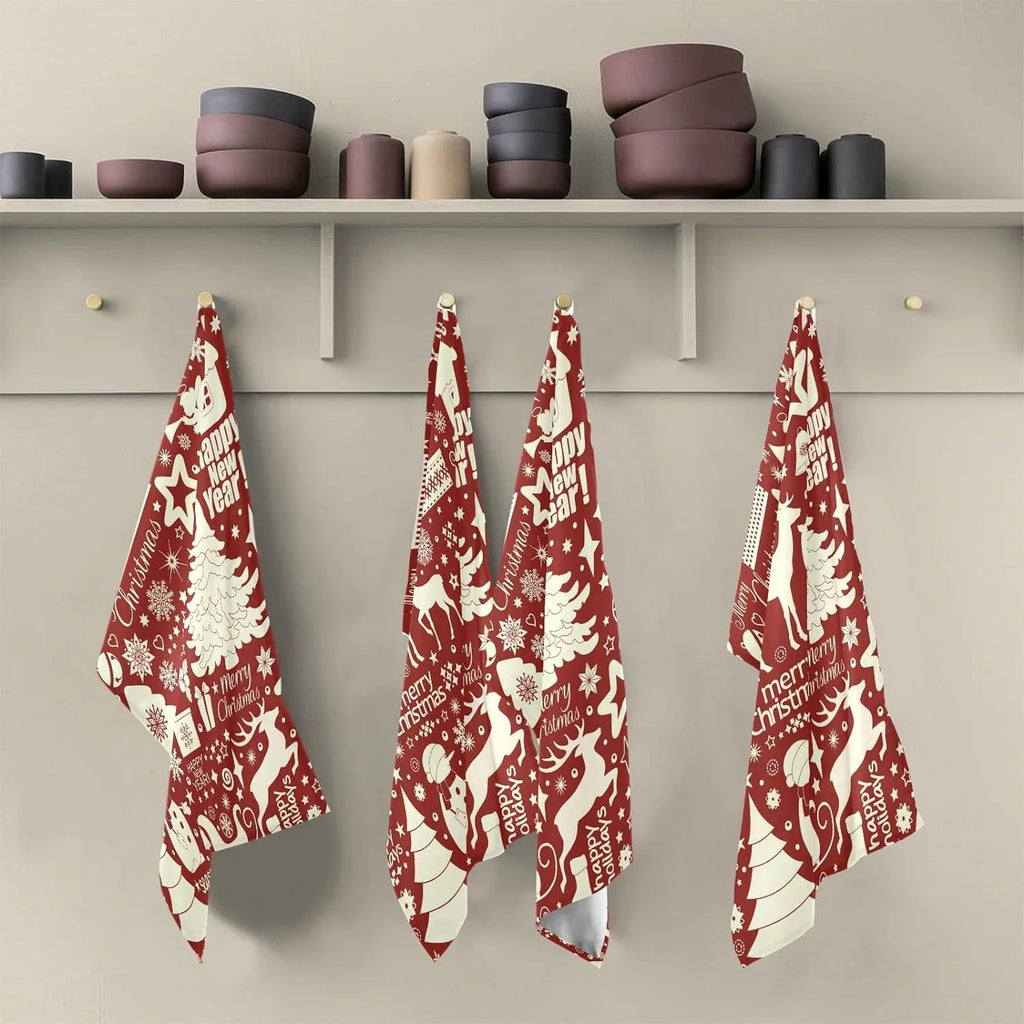 6Pcs Kitchen Dish Towel Set Q8726