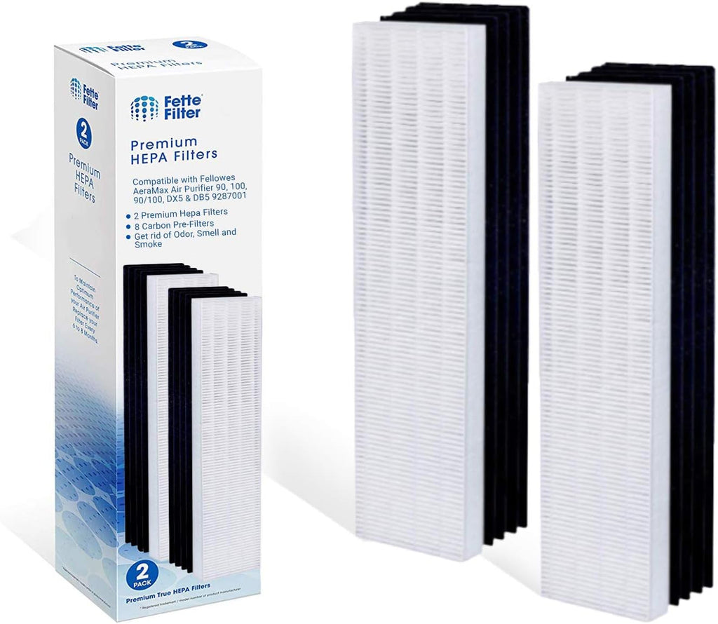 2 Hepa Filters & 8 Carbon Pre Filters Pack of 2 A4083