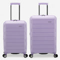 2 Piece Expandable Luggage Set - Hardside Carry-On & Check-In Spinner Suitcase Y694