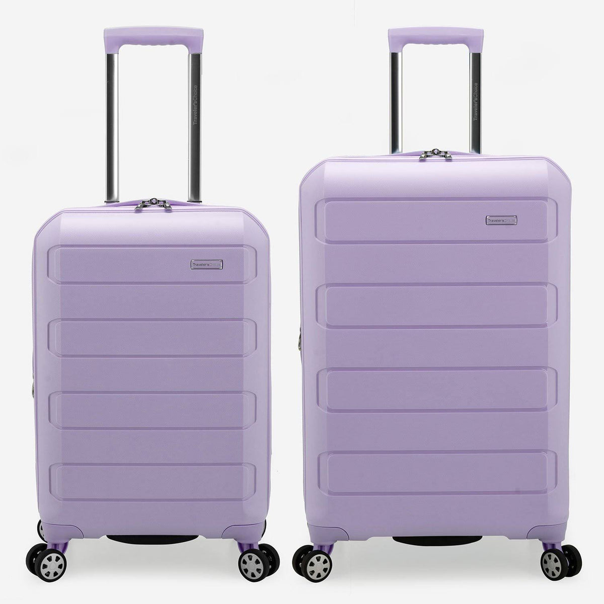 2 Piece Expandable Luggage Set - Hardside Carry-On & Check-In Spinner Suitcase Y694