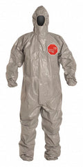 Gray Hooded Coverall F388049