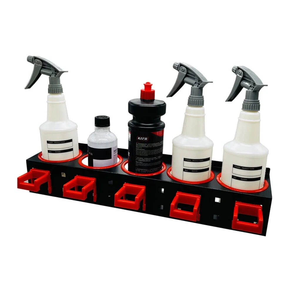 5 Hole Wall Mounted Spray Bottle Holder Q15835