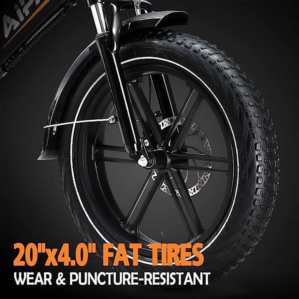 Folding Electric Bike 750W 48V 20inch Black K592551