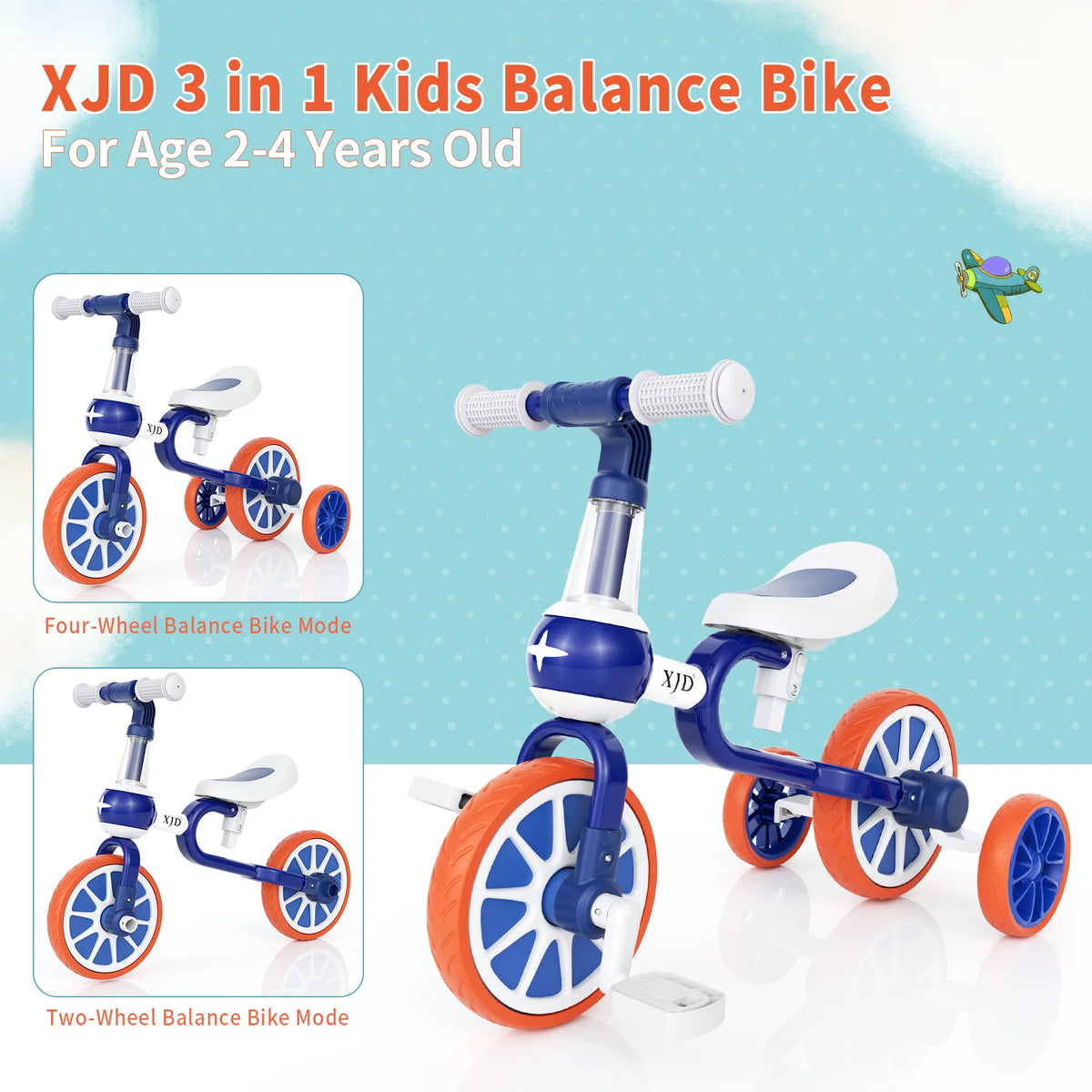 5 in 1 Toddler Tricycle J465