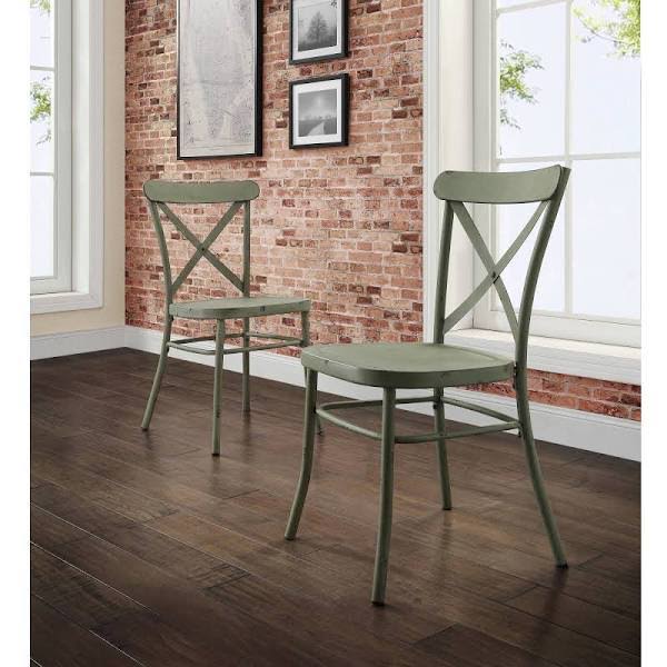 Distressed Green Dining Chair, Set of 2 H66613