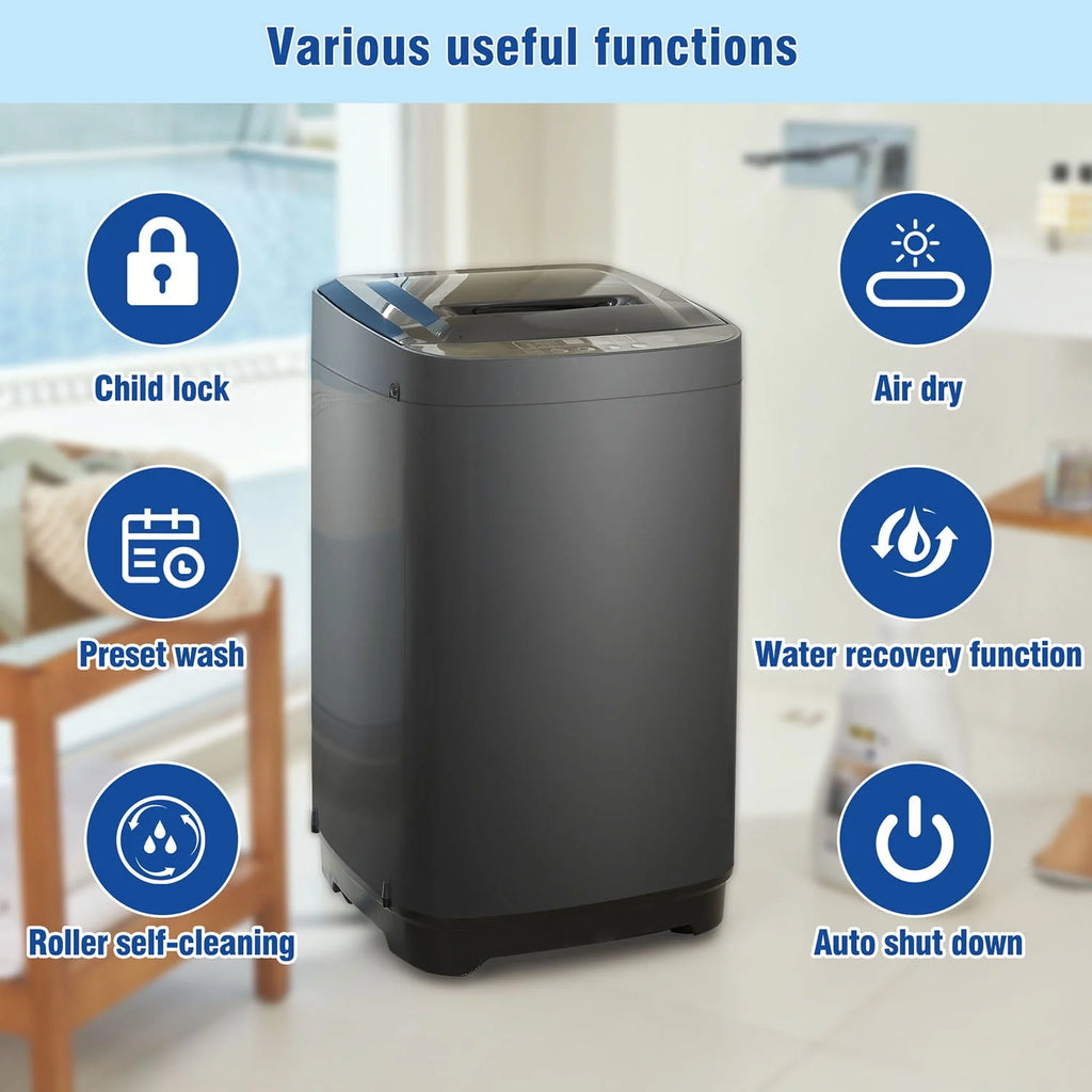 Portable Automatic Washing Machine 8 Water Levels 10 Programs W5645