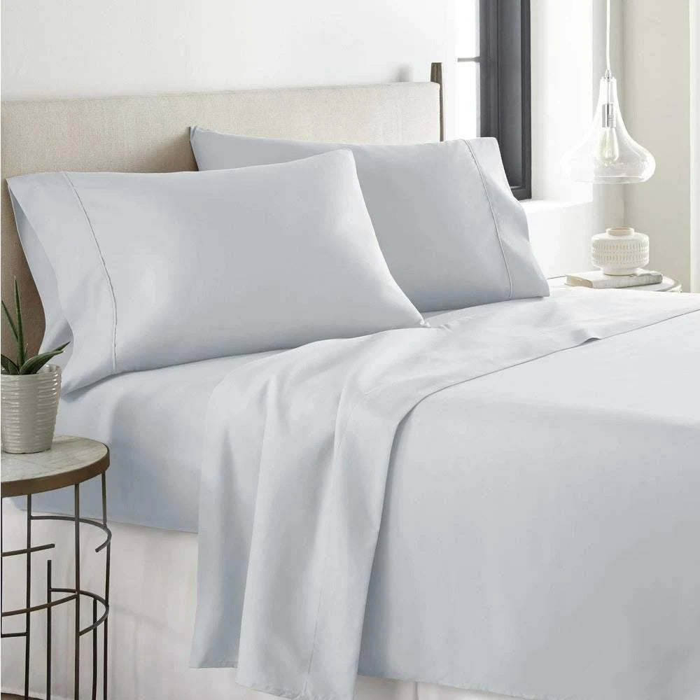 6-Piece Set Deep Pocket Bed Sheets - Lime California King U631