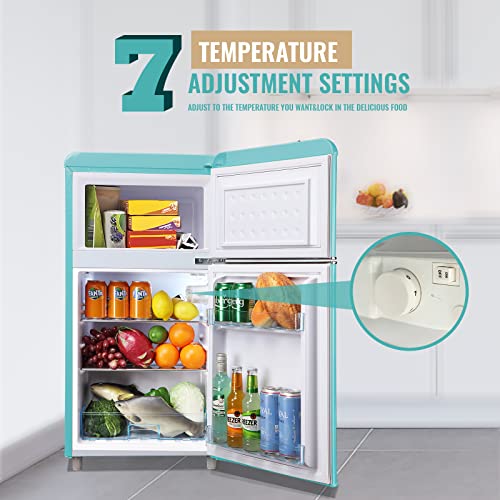 Compact 3.2 Cu.Ft Mini Refrigerator with Freezer Y372