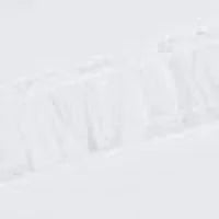 White Rod Pocket Curtain Panel 100" x 63" D30736