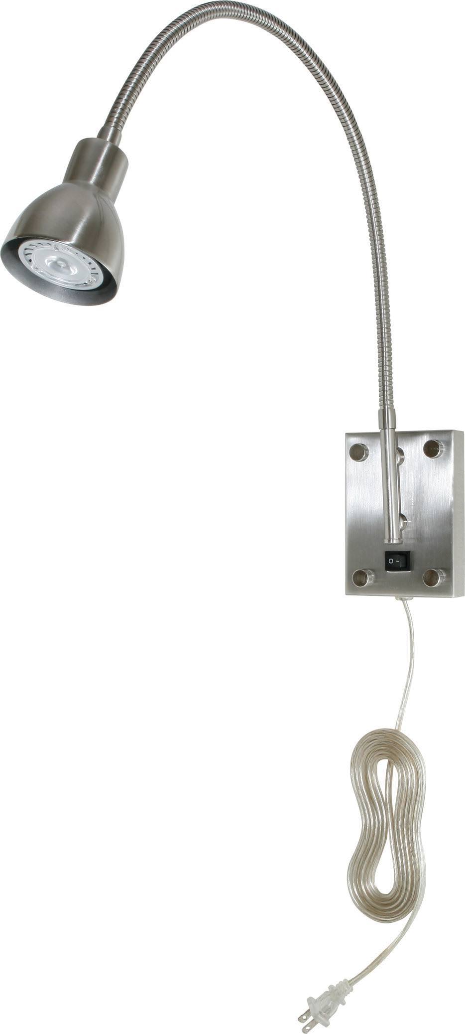 Brushed Steel LED Gooseneck Light B69053
