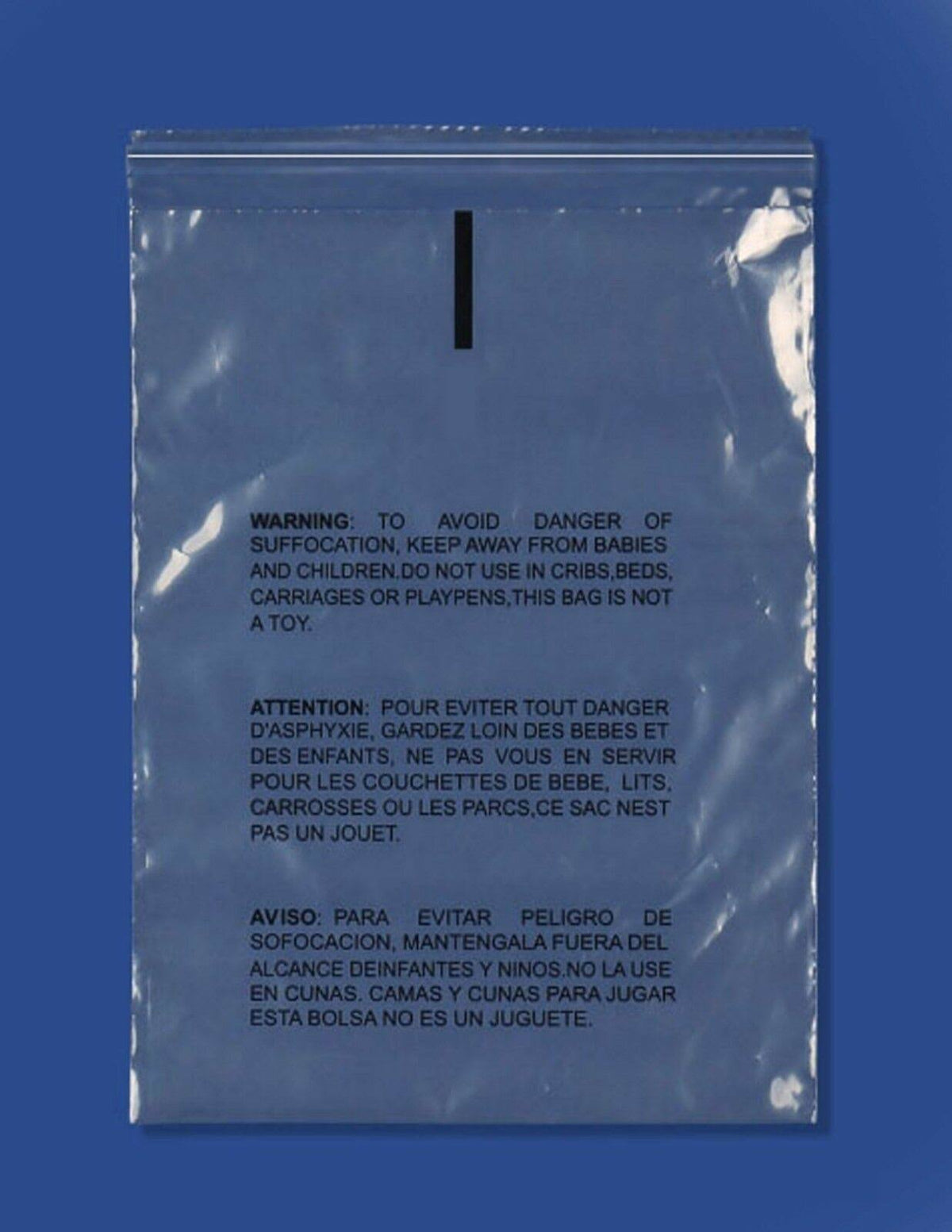 Clear Resealable Poly Bag 1.5 Mil 1000 Pieces R472