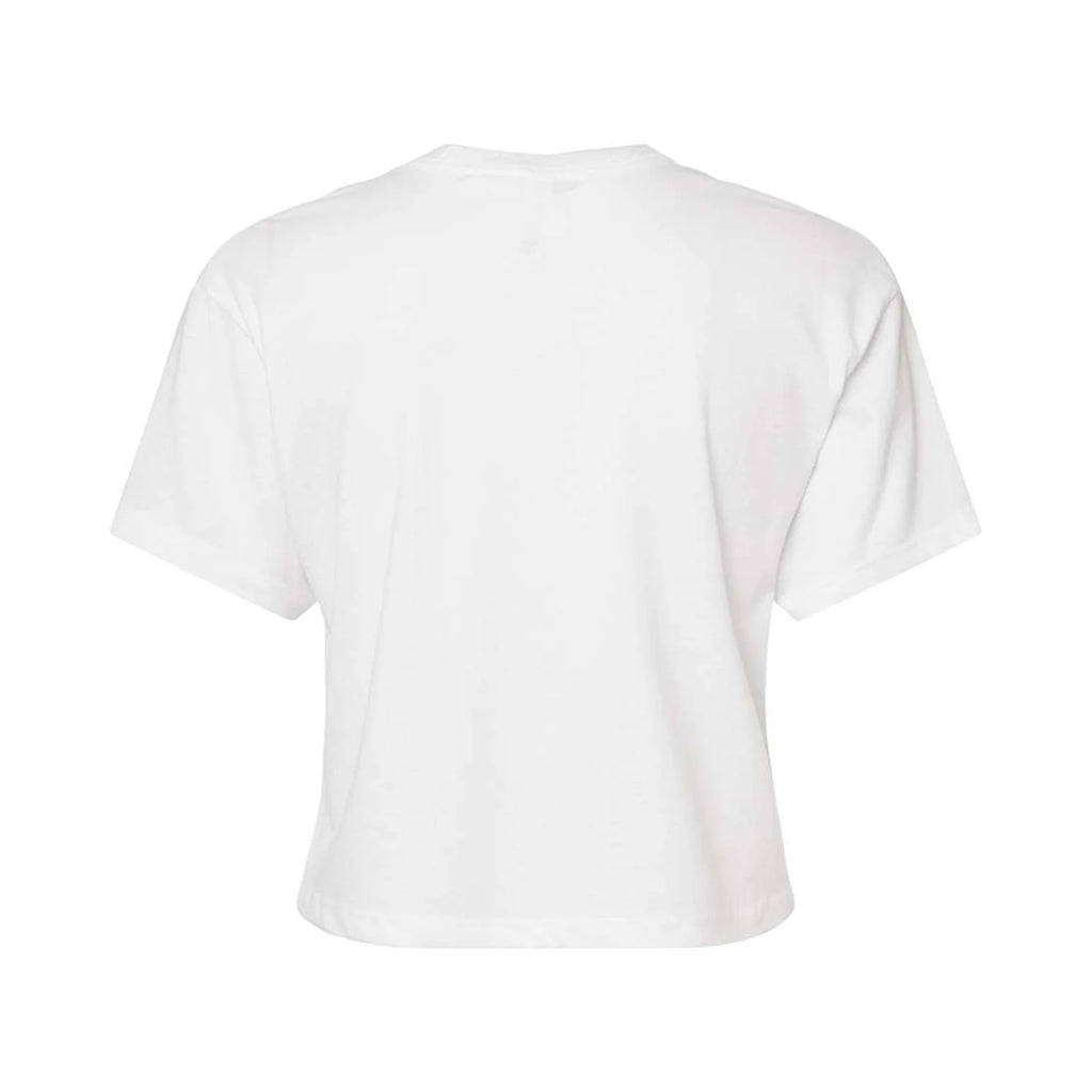 Juniors Cropped Cotton Blend T-Shirt A61842