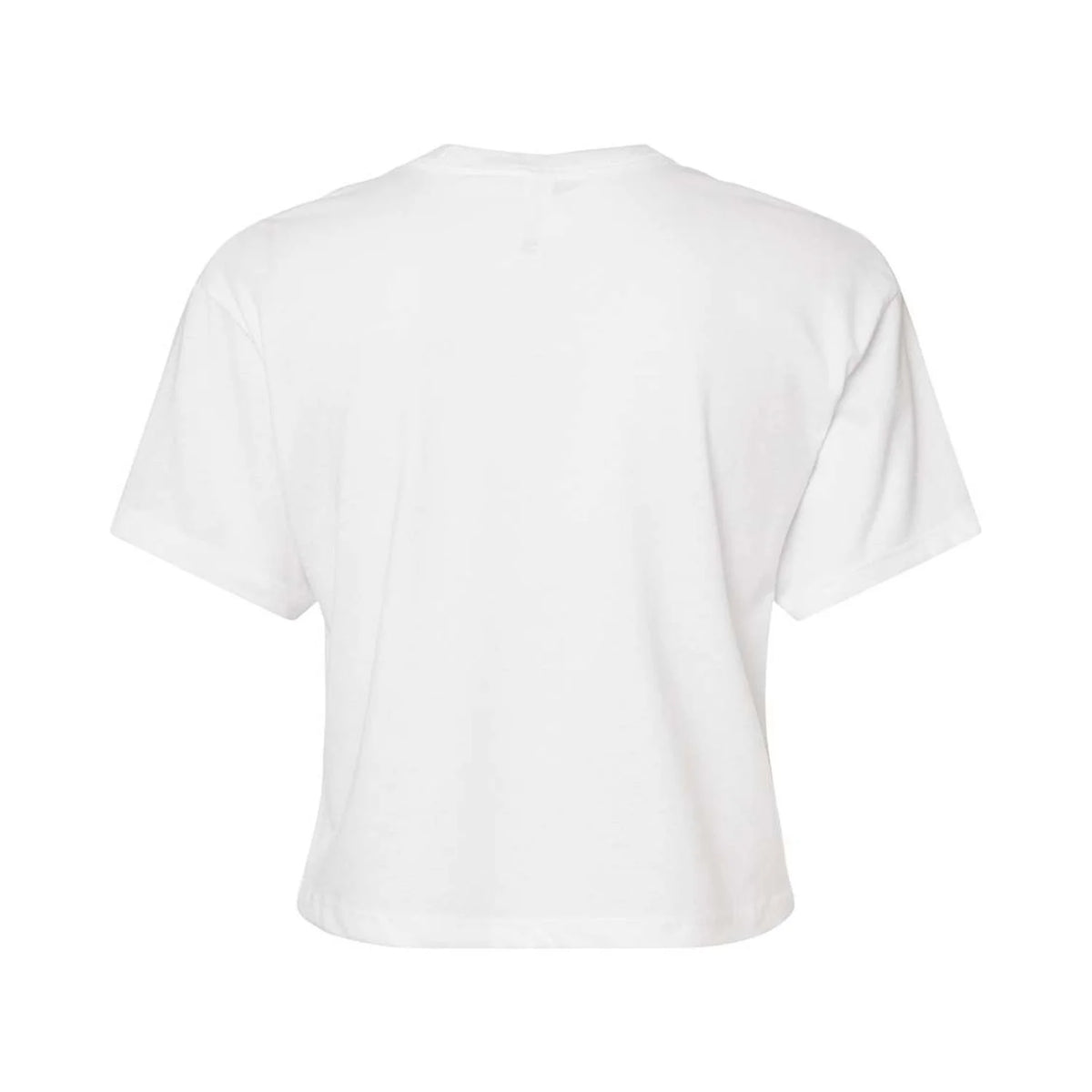 Juniors Cropped Cotton Blend T-Shirt A61842