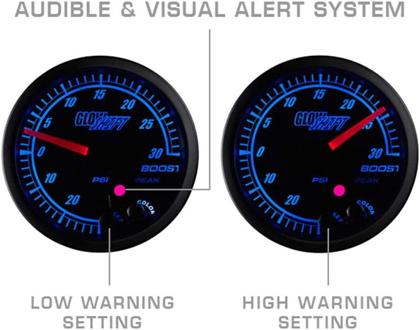 30 PSI Boost/Vacuum Gauge Kit with Electronic Pressure Sensor Q43029