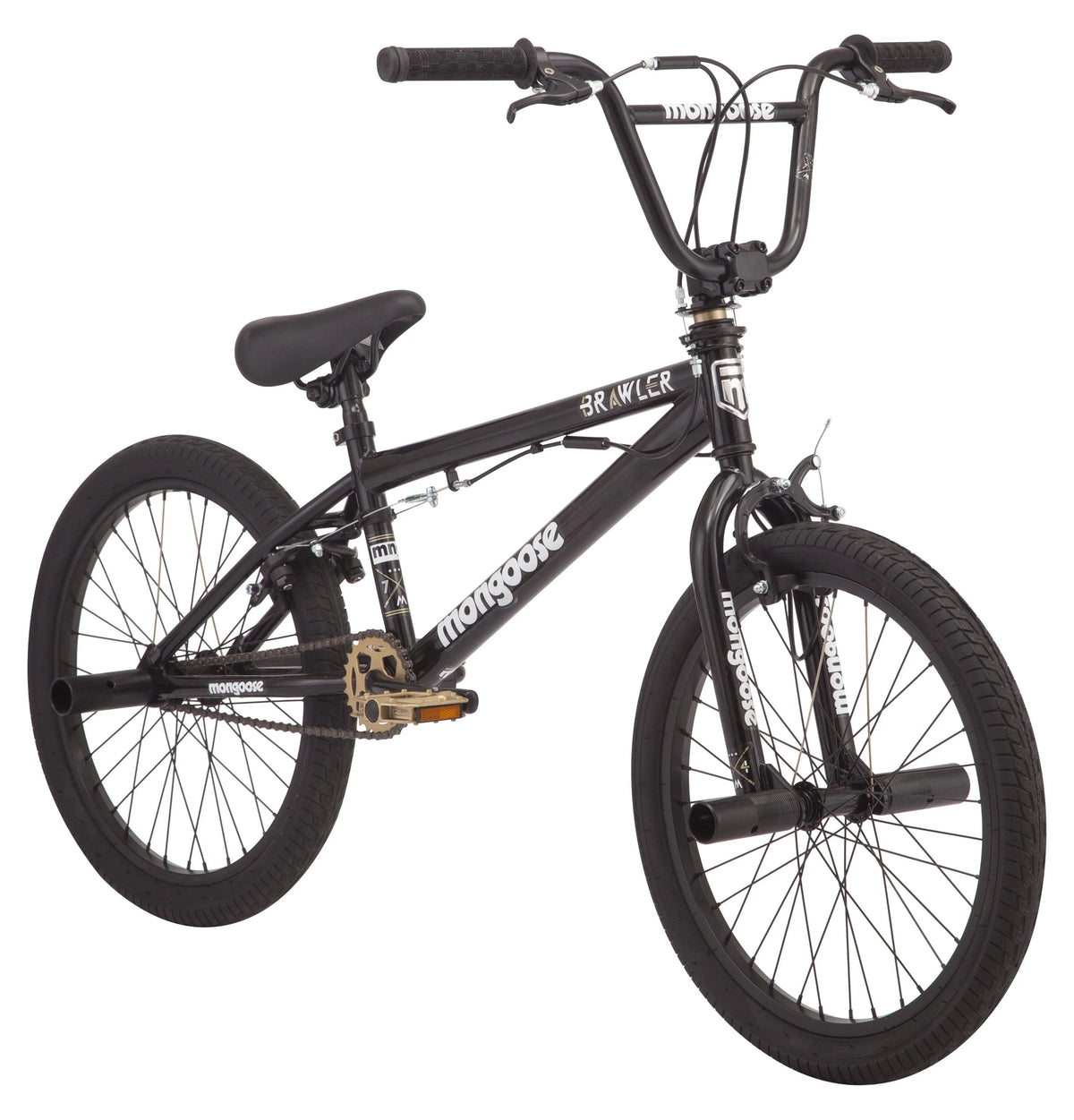 20" Black Freestyle BMX Bike L1672