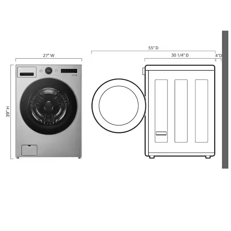 4.5 cu. ft. Stackable Smart Front Load Washer K384