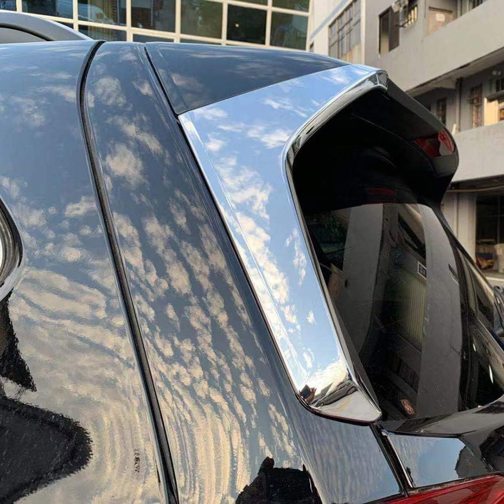 Chrome Rear Spoiler Wing Window Cover Trim Pack of 2 M775