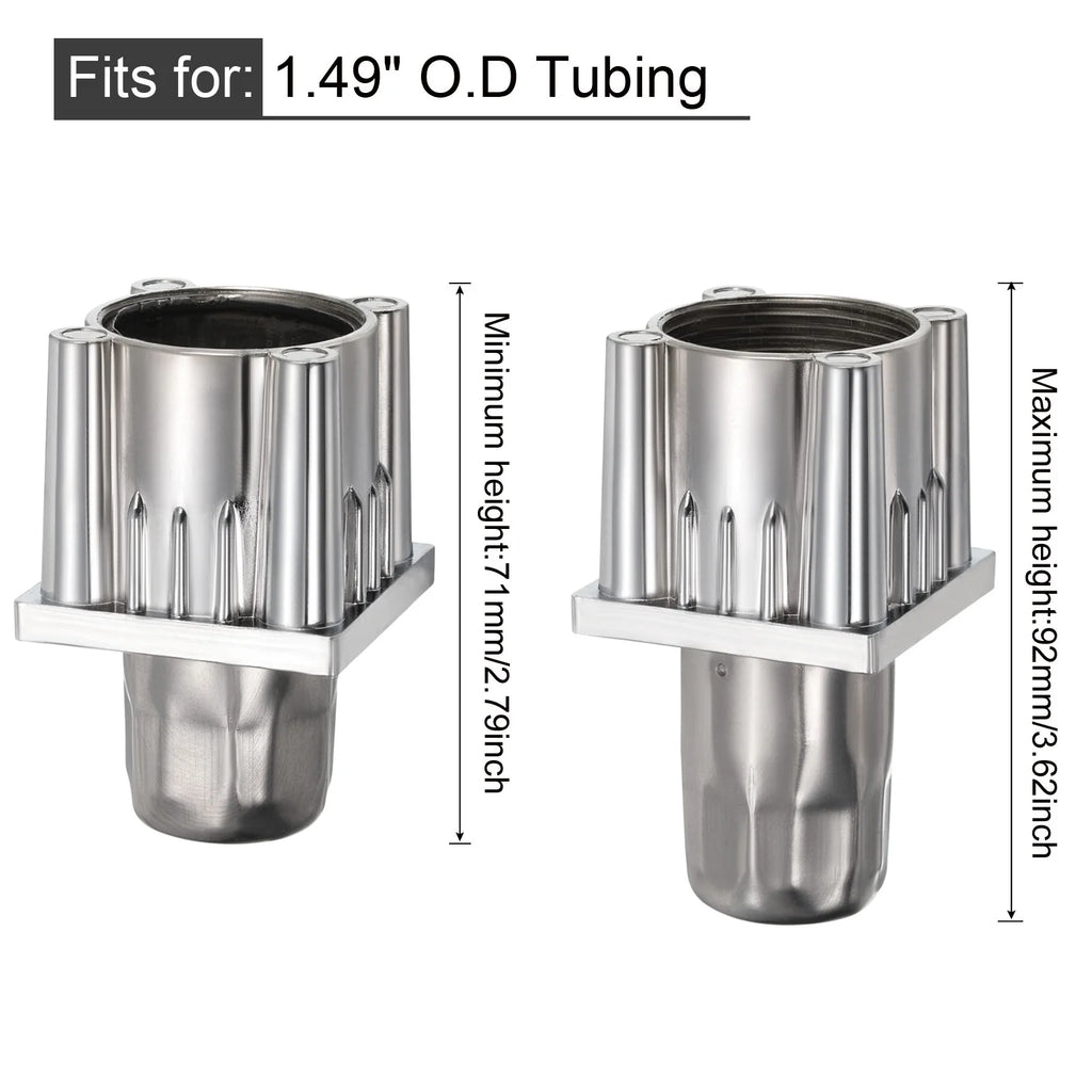 4.1" Stainless Steel Table Legs for 2" Square Tubing Q533325
