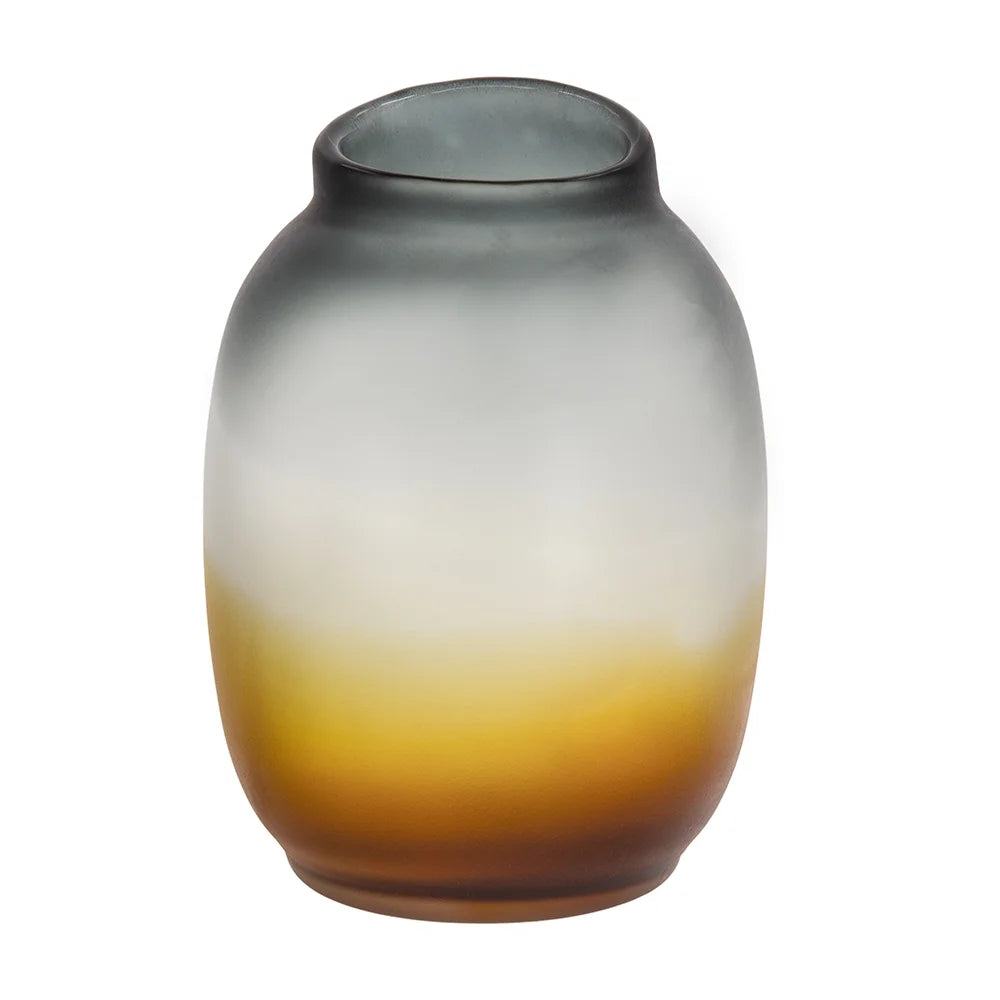 Handmade Fading Glass Vase 11.5" D789
