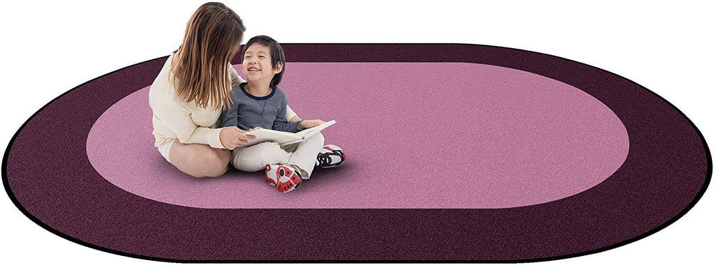 Green Oval Carpet F532382
