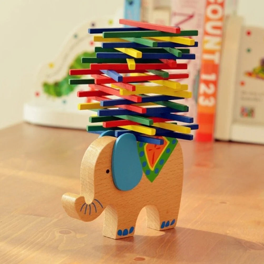 Wooden Stackable Building Blocks Set B498