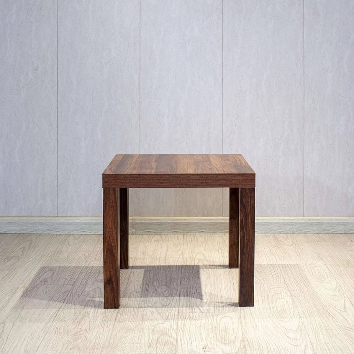 Brown Square Side Tables Set of 2 V33854