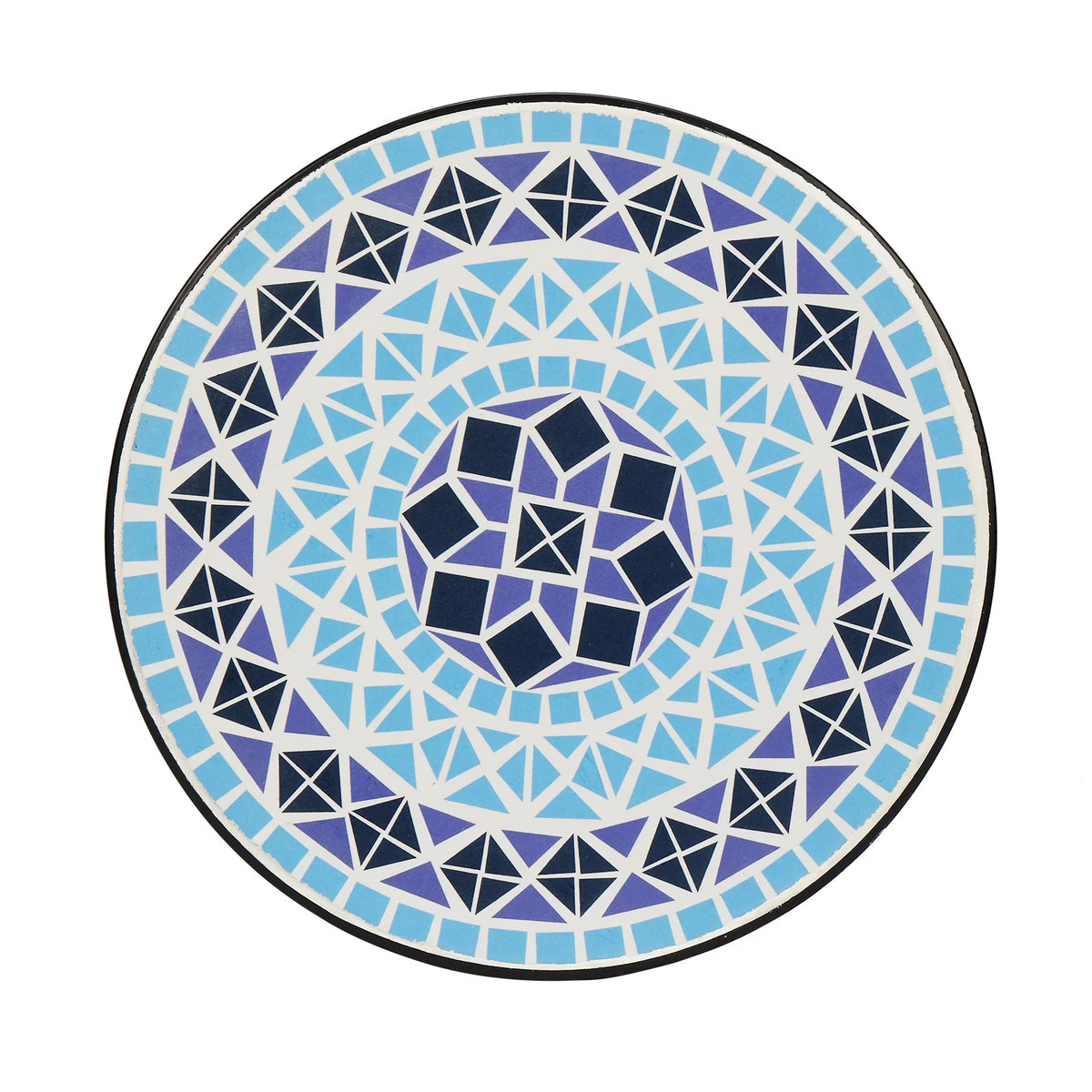 14 Round Mosaic Accent Table A890