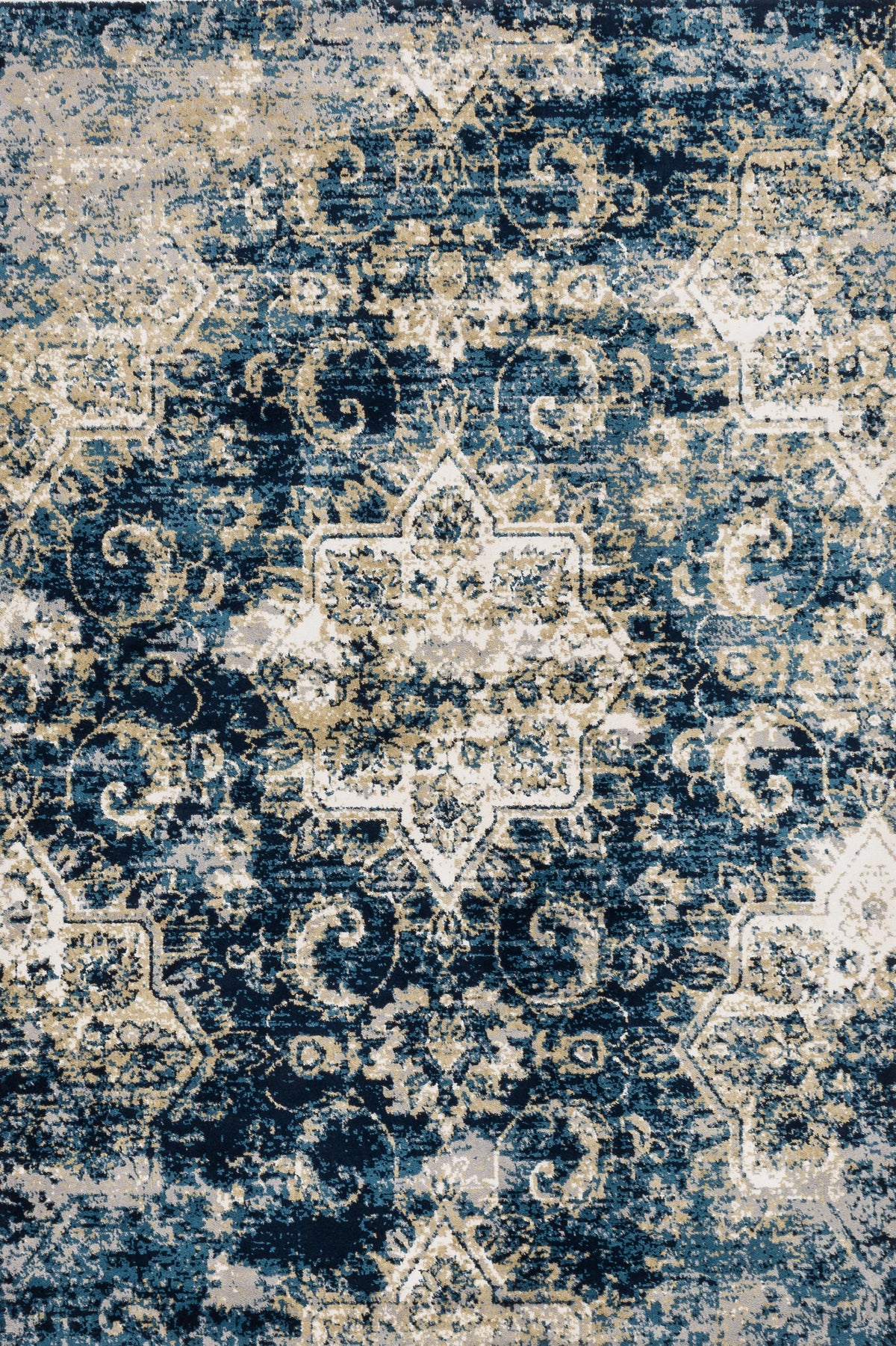 Navy Ivory Rug P533203