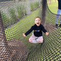 9.8X9.8 FT Kids Playground Net Heavy Duty Climbing Cargo Net D338483