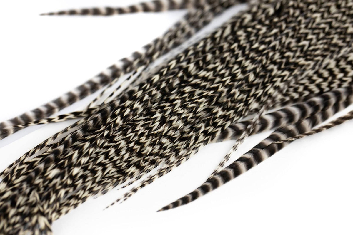 Hackle 1/2 Saddle - Dark Brown Dun S49705