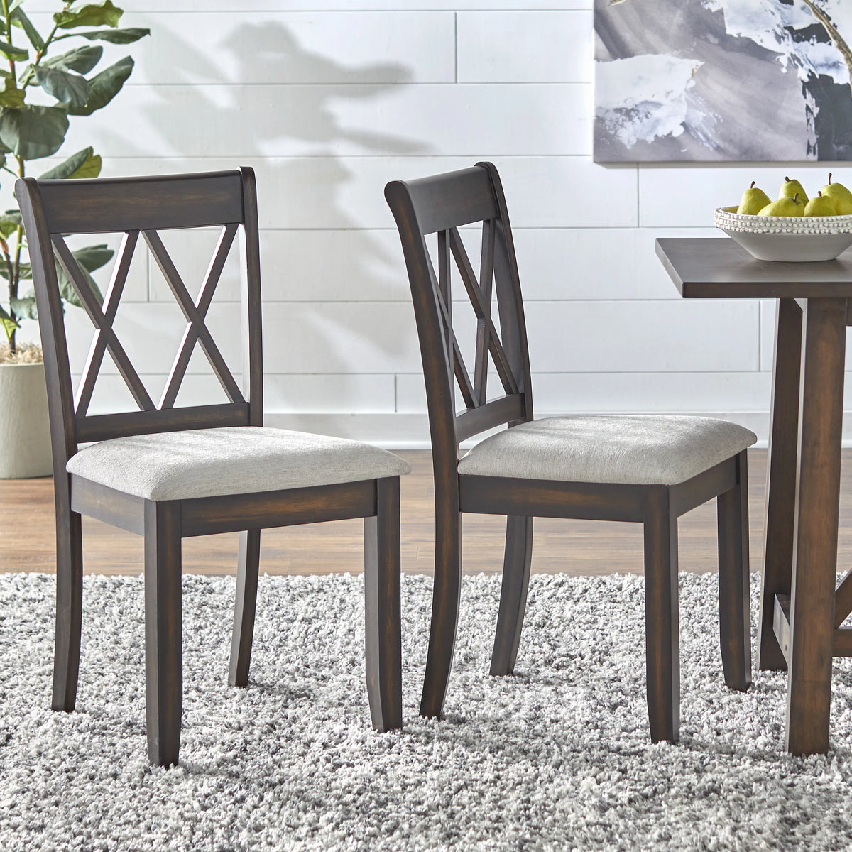 Rectangular 64" Farmhouse Trestle Table M5680