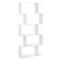 Ebony Black 5-Tier Bookshelf Q8446