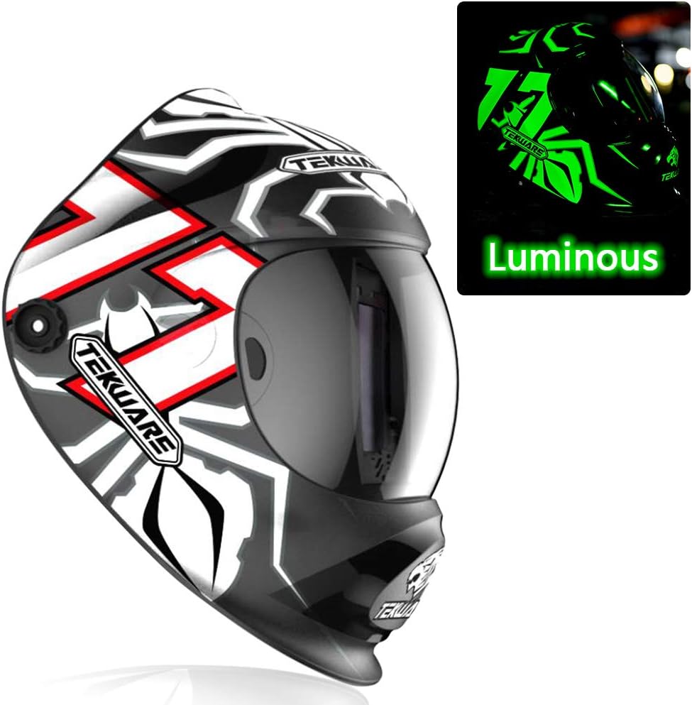 Solar Powered Auto Darkening Welding Helmet with 4 Arc Sensor C370